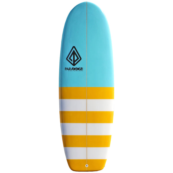 5'4 Mini Simmons - Blue/Orange – Paragon Surfboards