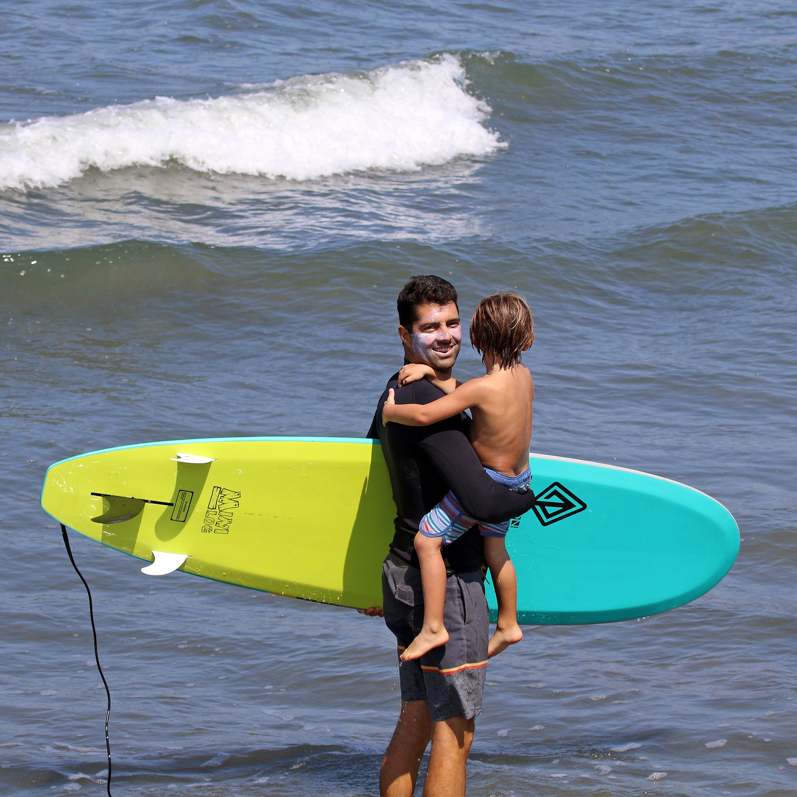Stretch Fun Board7’6’ Monogram Coal/Lime Fcs Stretch Cover 6'7 FUN BOARD Monogram Coal/Lime | 58 Surf