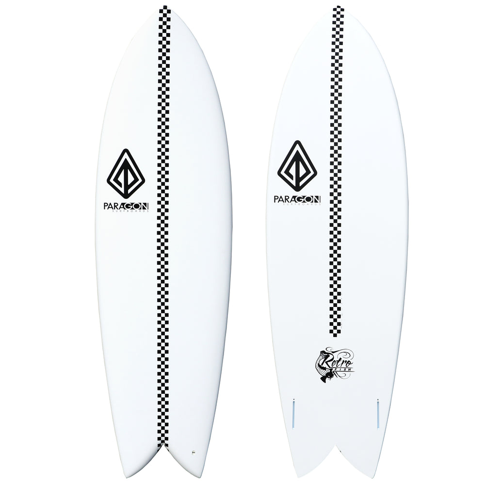 6'0 Retro Fish - White – Paragon Surfboards